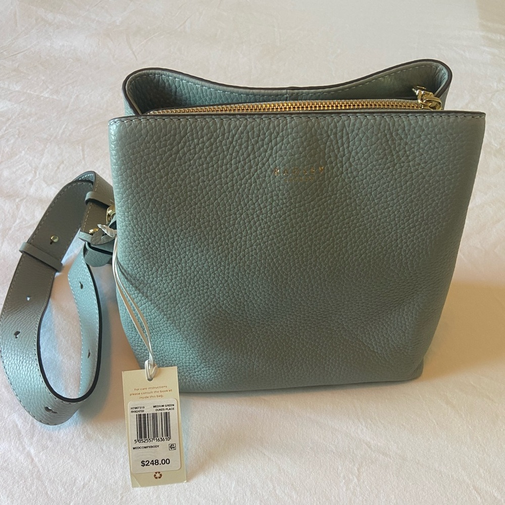 Dukes place small leather crossbody- wide strap